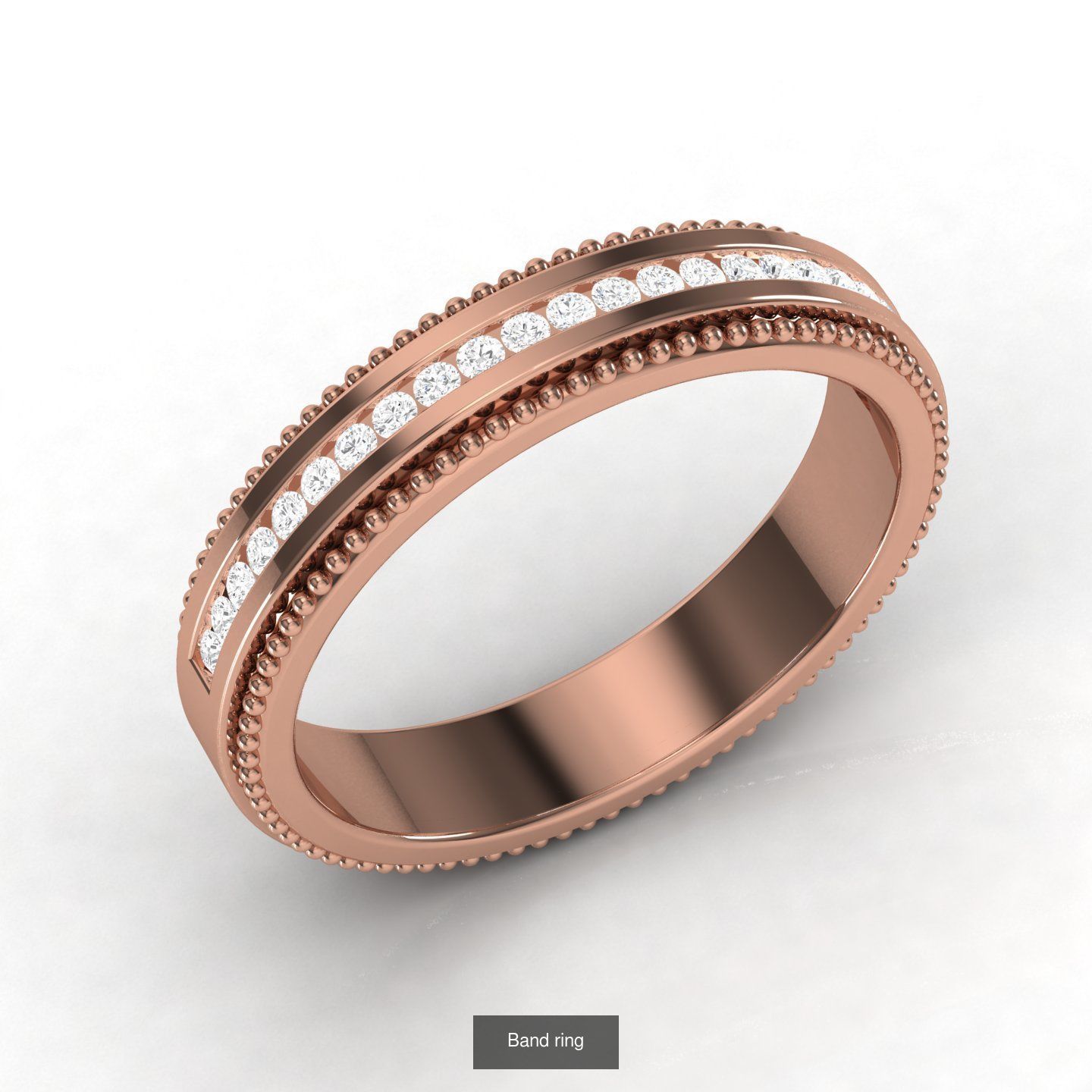 Pack of 21 Band Ring 3D Model Collection_4
