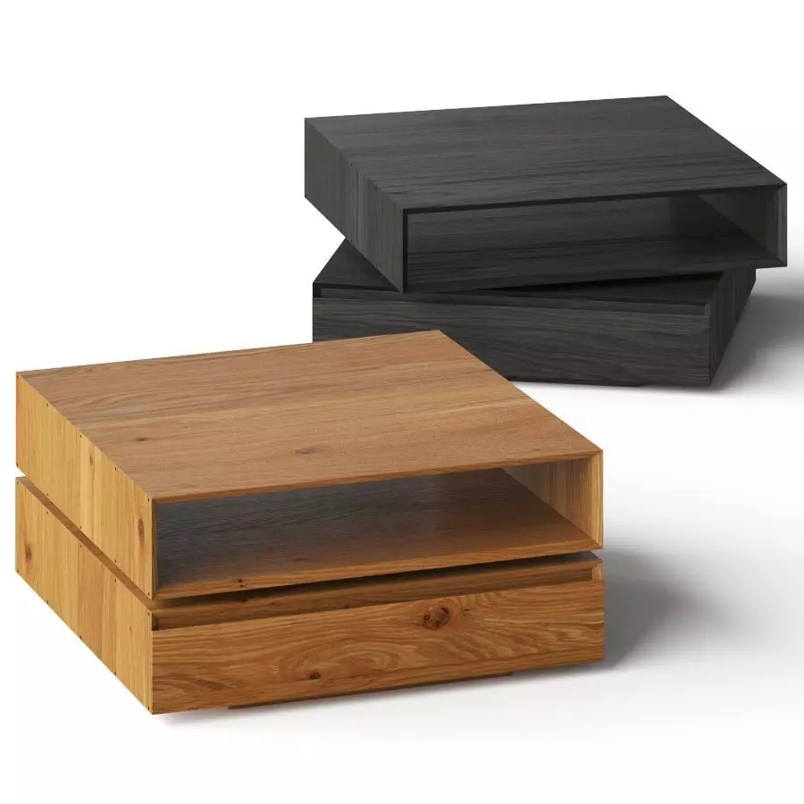 CB2 Spin Rotating Coffee Table 3D model_0