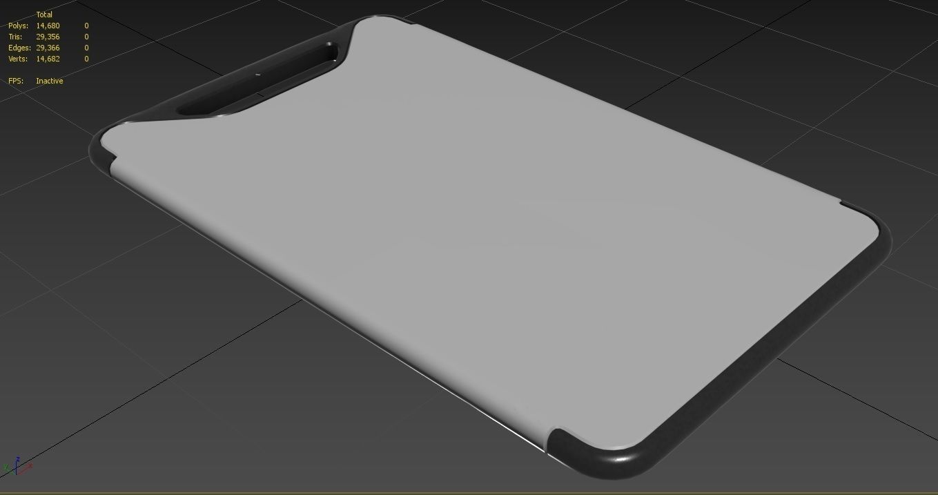 Cutting Board M1 Low-poly 3D model_12
