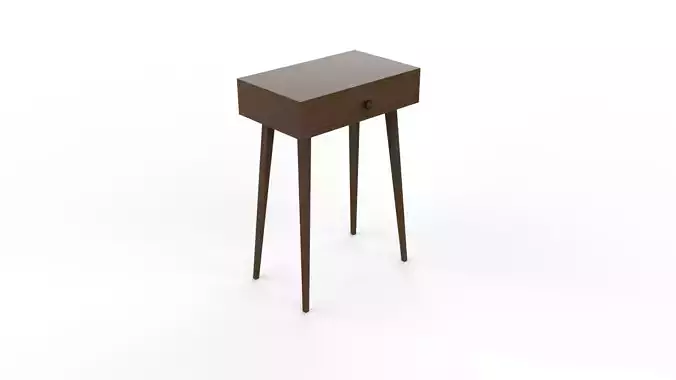 DRAWER table with legs and