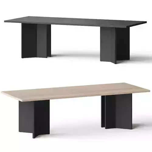 CB2 Mariana Wash Teak Dining Table