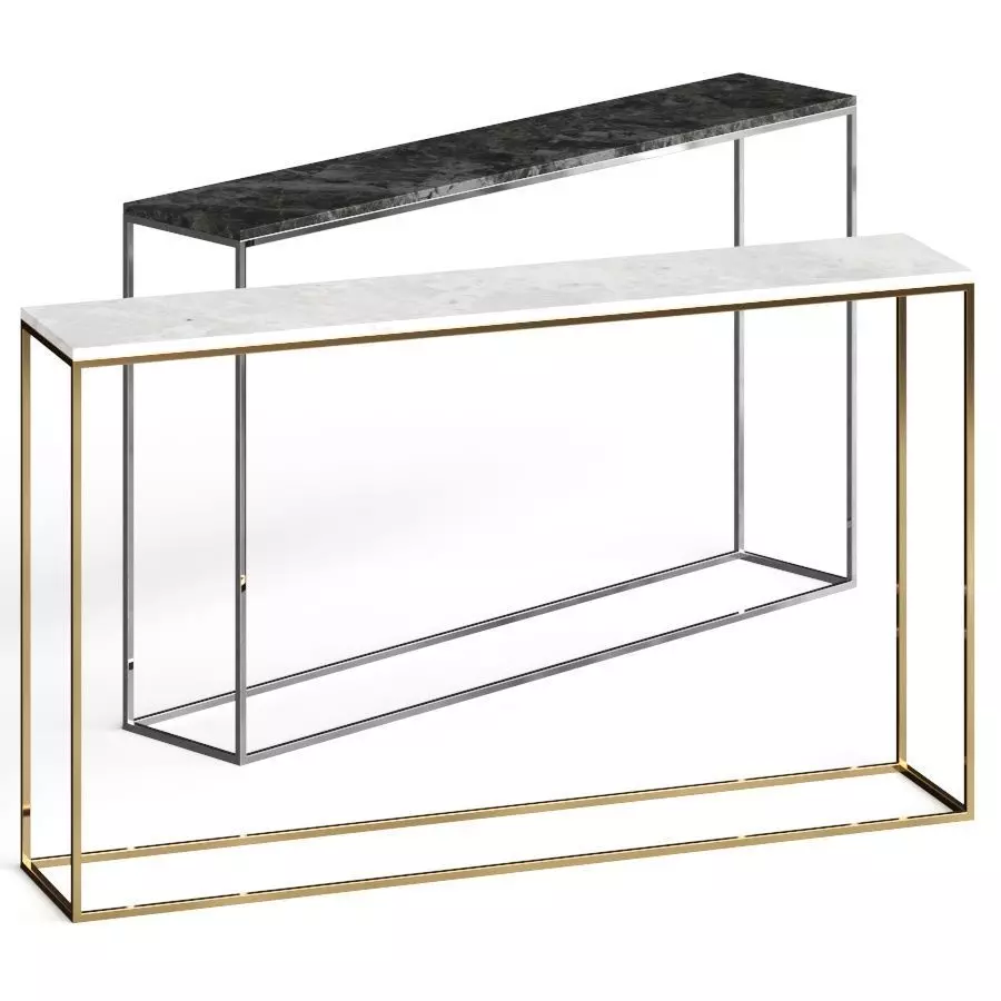 CB2 Iris Agate Console Table 3D model_0