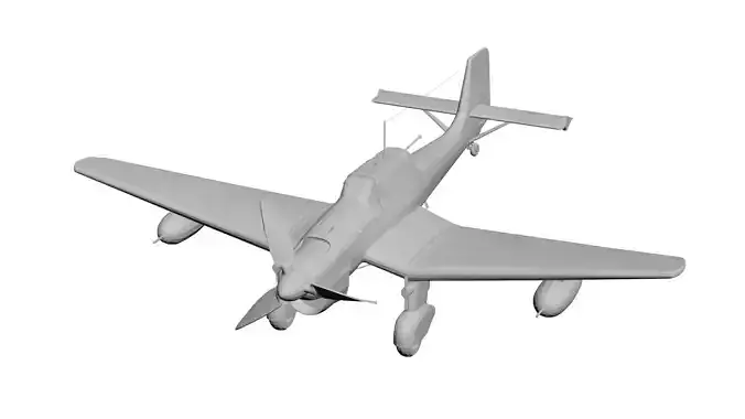 Old military aircraft concept