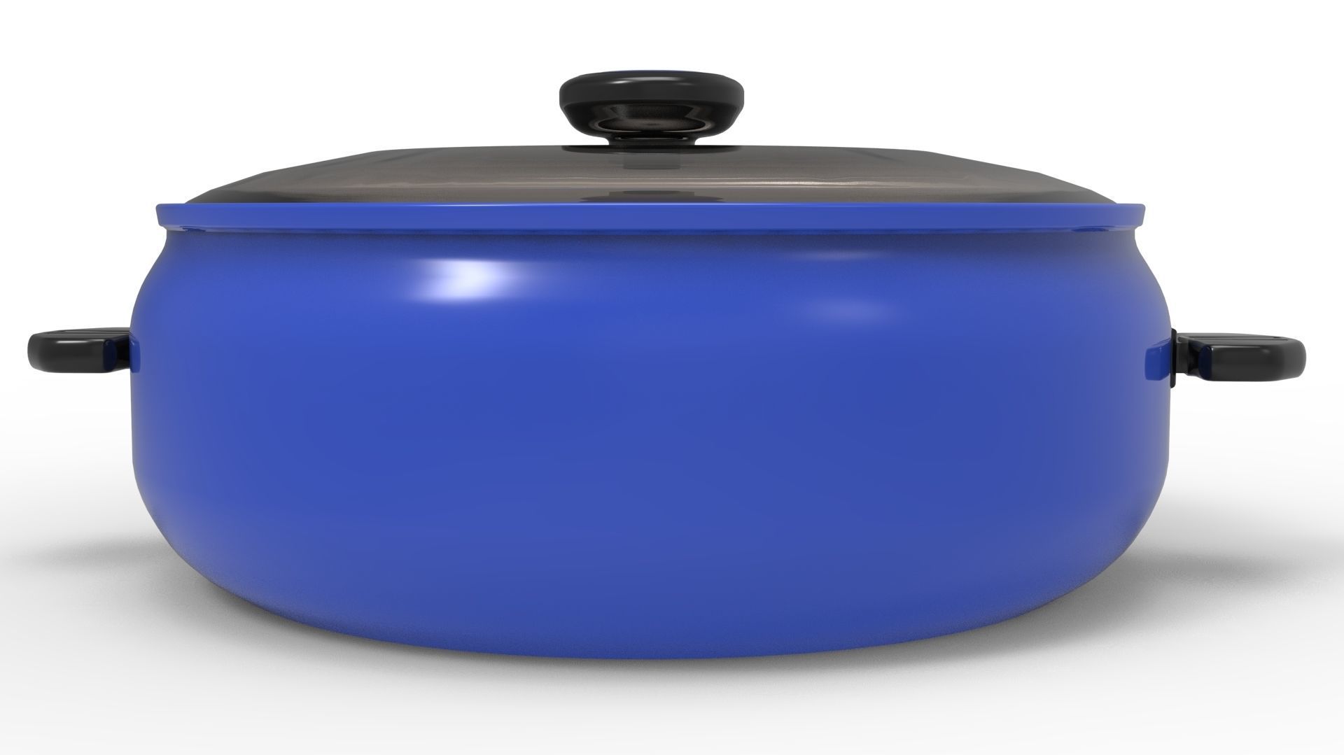 COOKWARE BLUE Low-poly 3D model_2