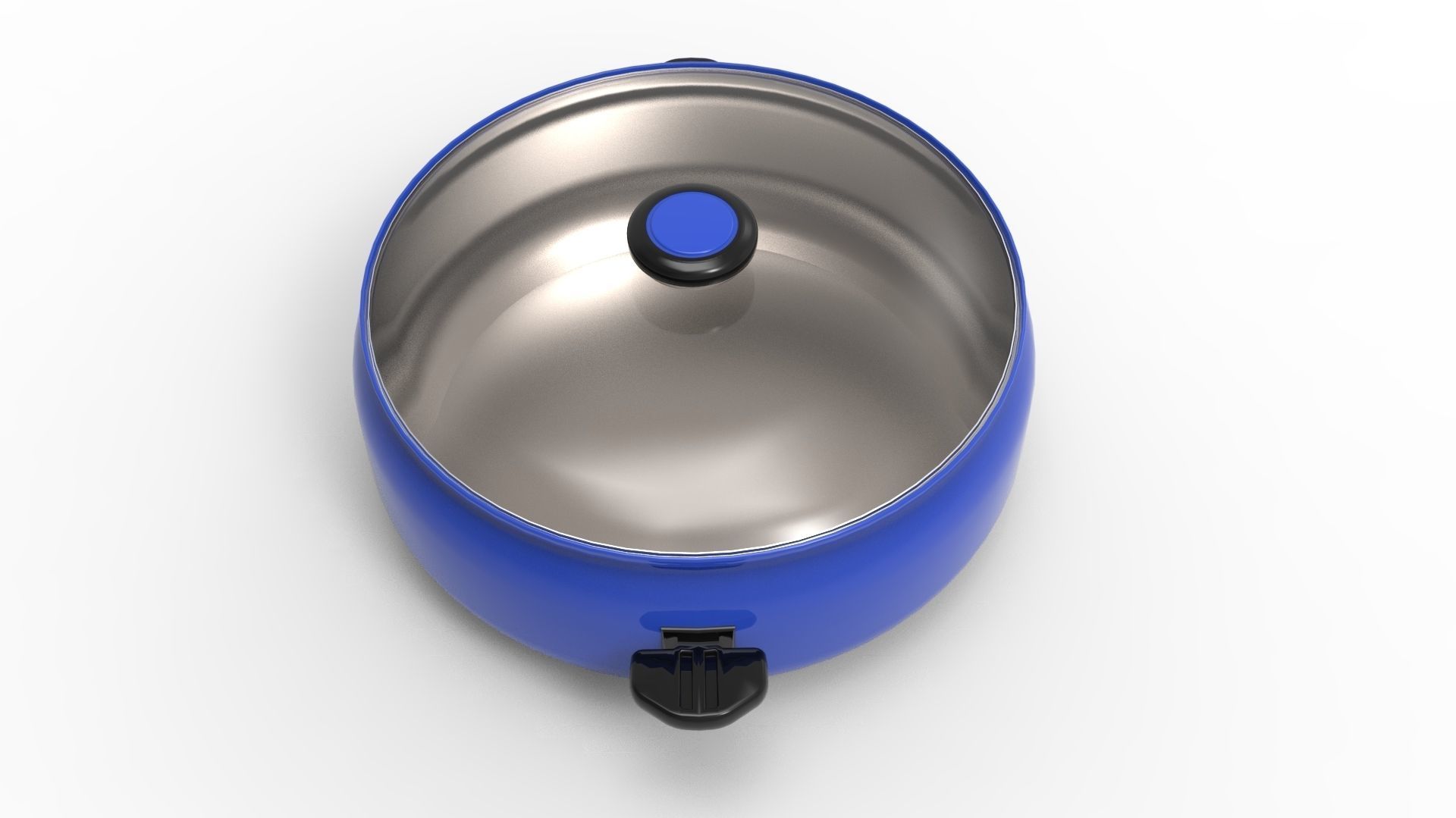 COOKWARE BLUE Low-poly 3D model_19
