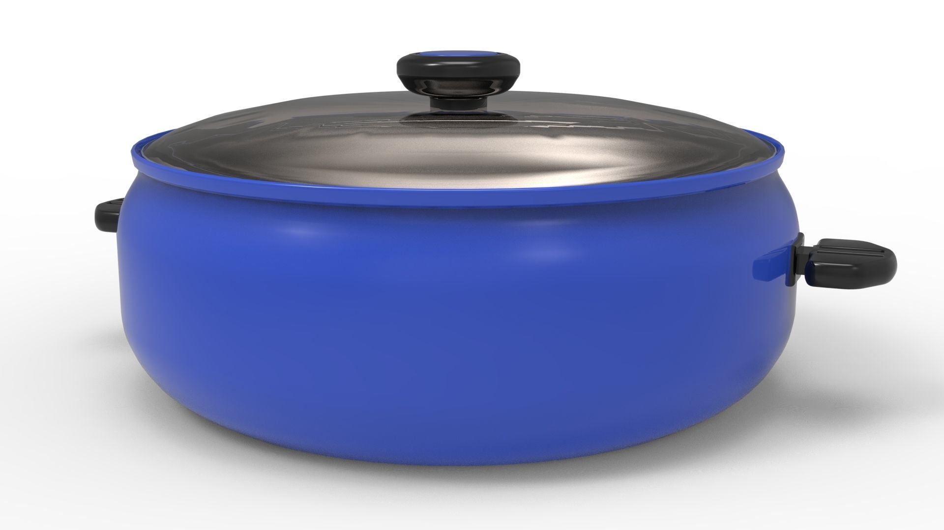 COOKWARE BLUE Low-poly 3D model_17