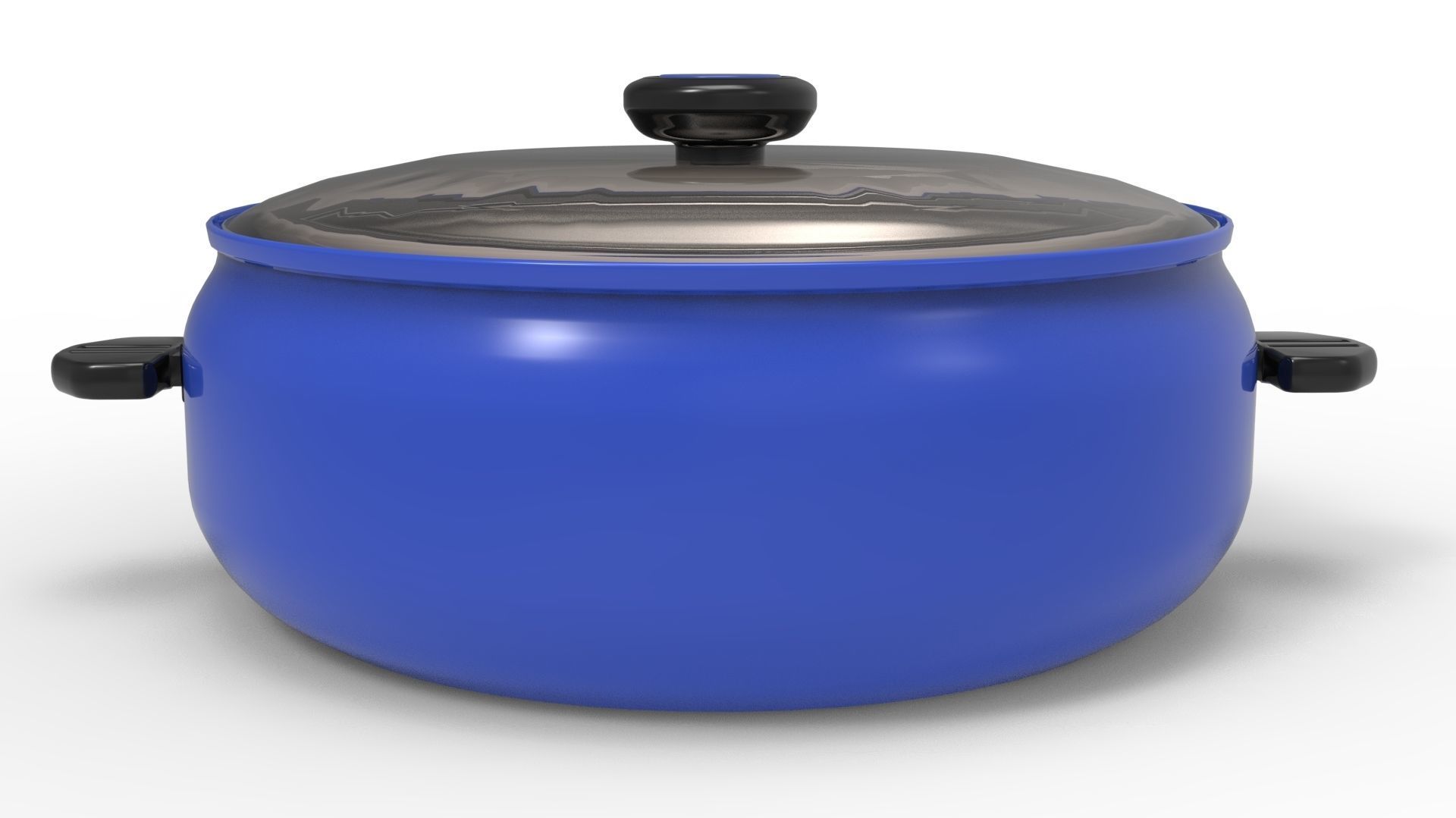COOKWARE BLUE Low-poly 3D model_8