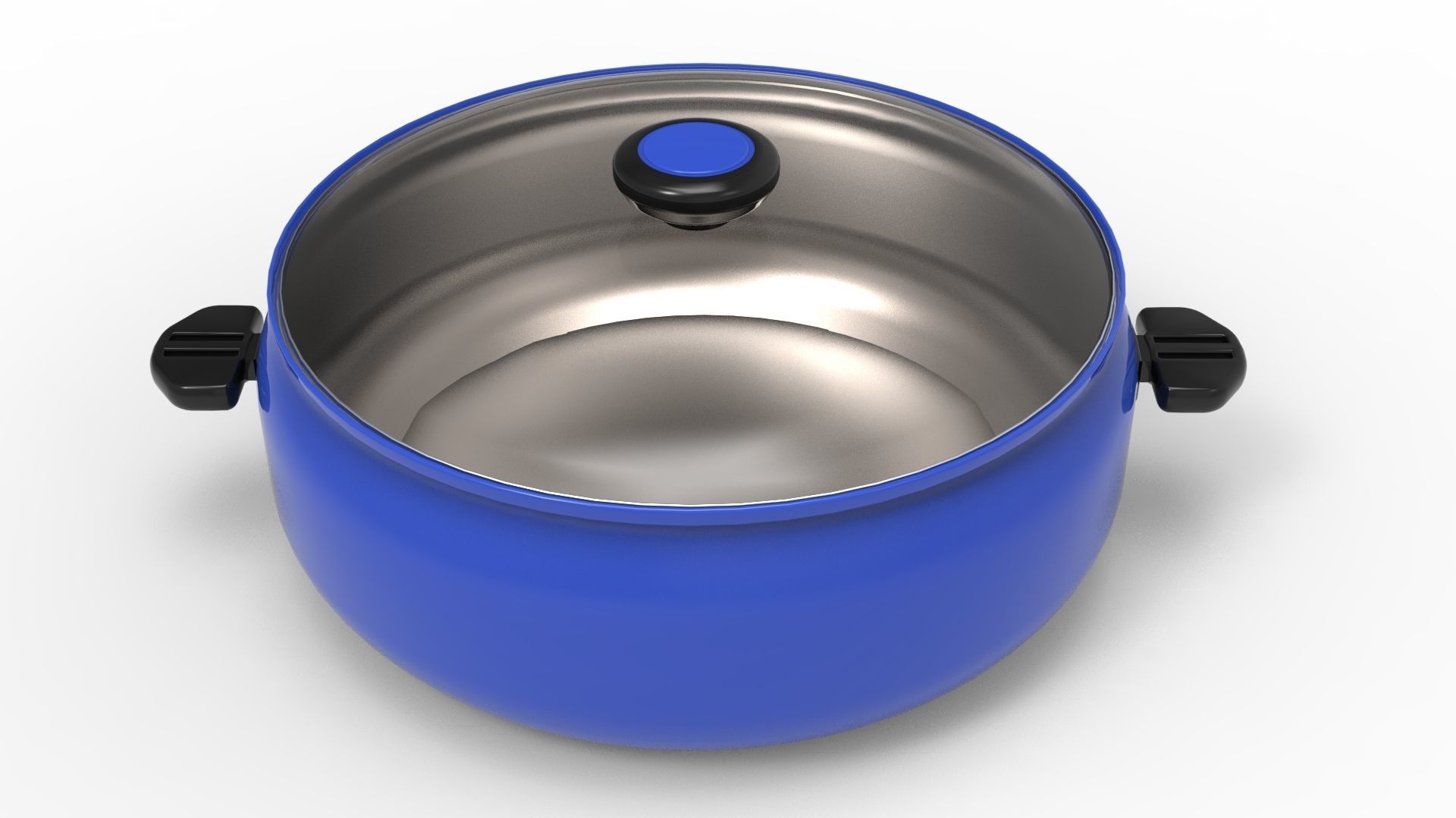 COOKWARE BLUE Low-poly 3D model_27