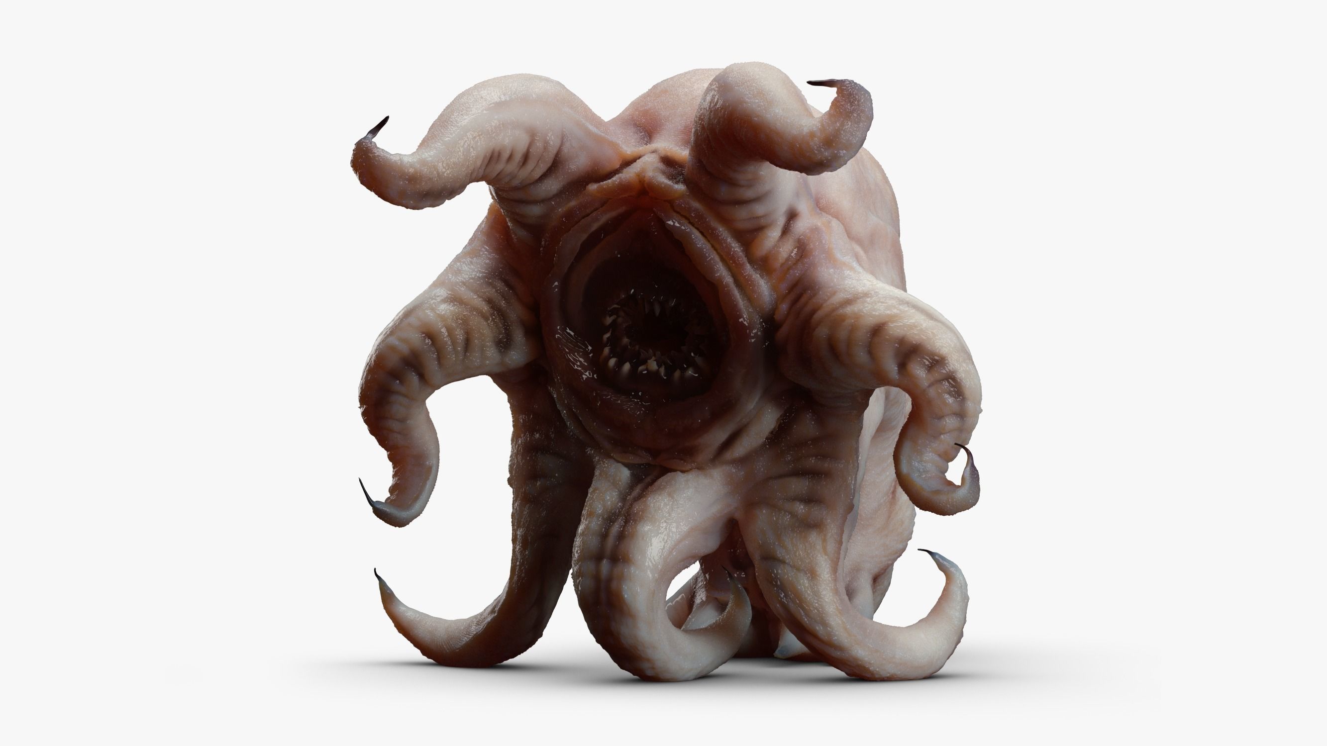 Alien Parasite 3DS Max 3D model_5