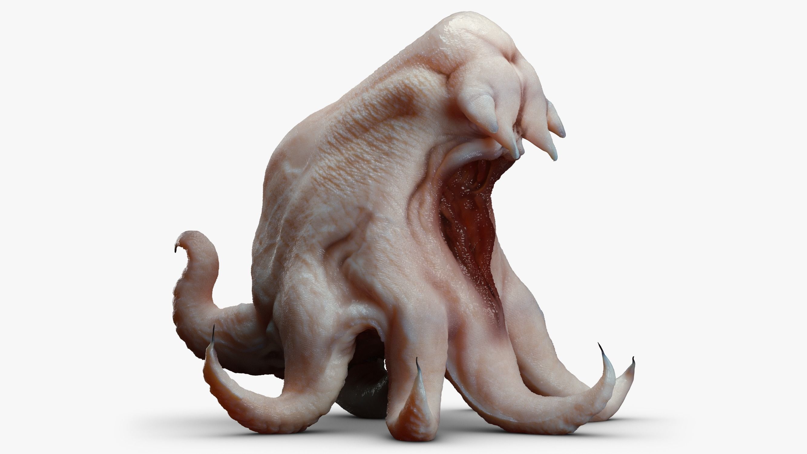 Alien Parasite 3DS Max 3D model_2