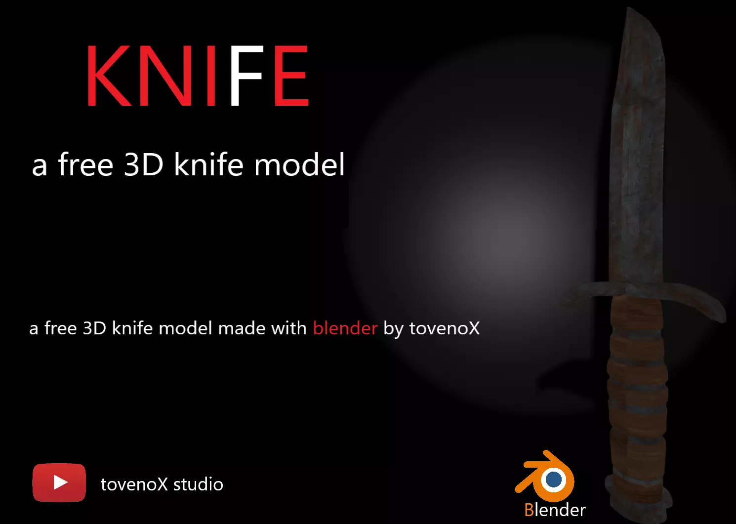 knife sword Free 3D model