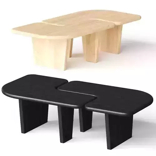 Crate and Barrel Delaney Bunching Coffee Table