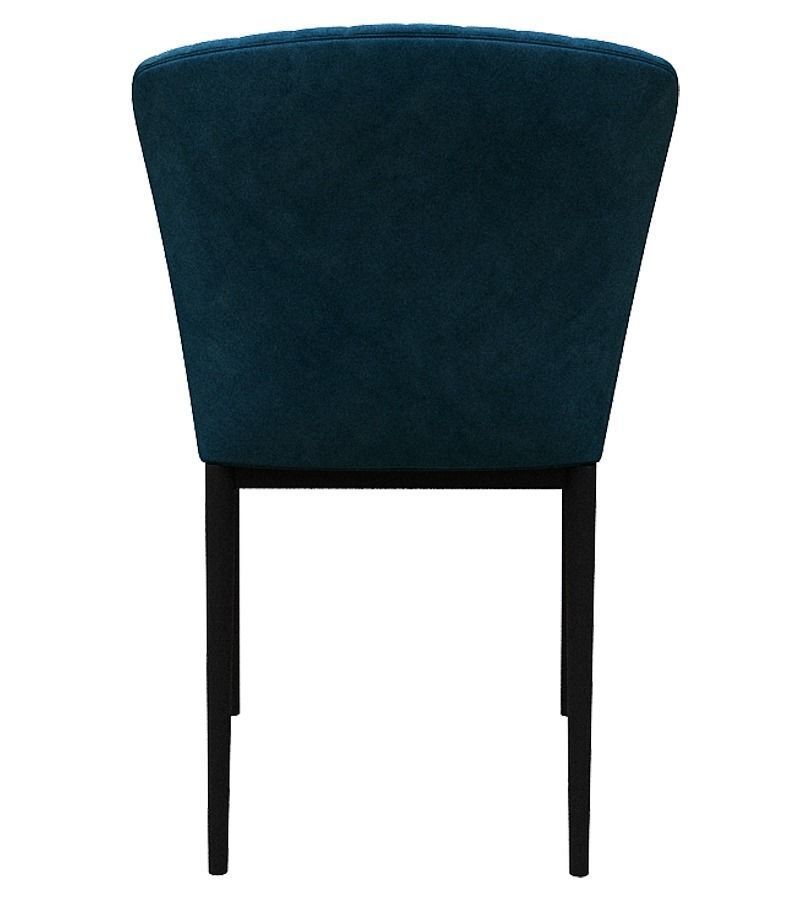 Chair velvet dining Low-poly 3D model_5