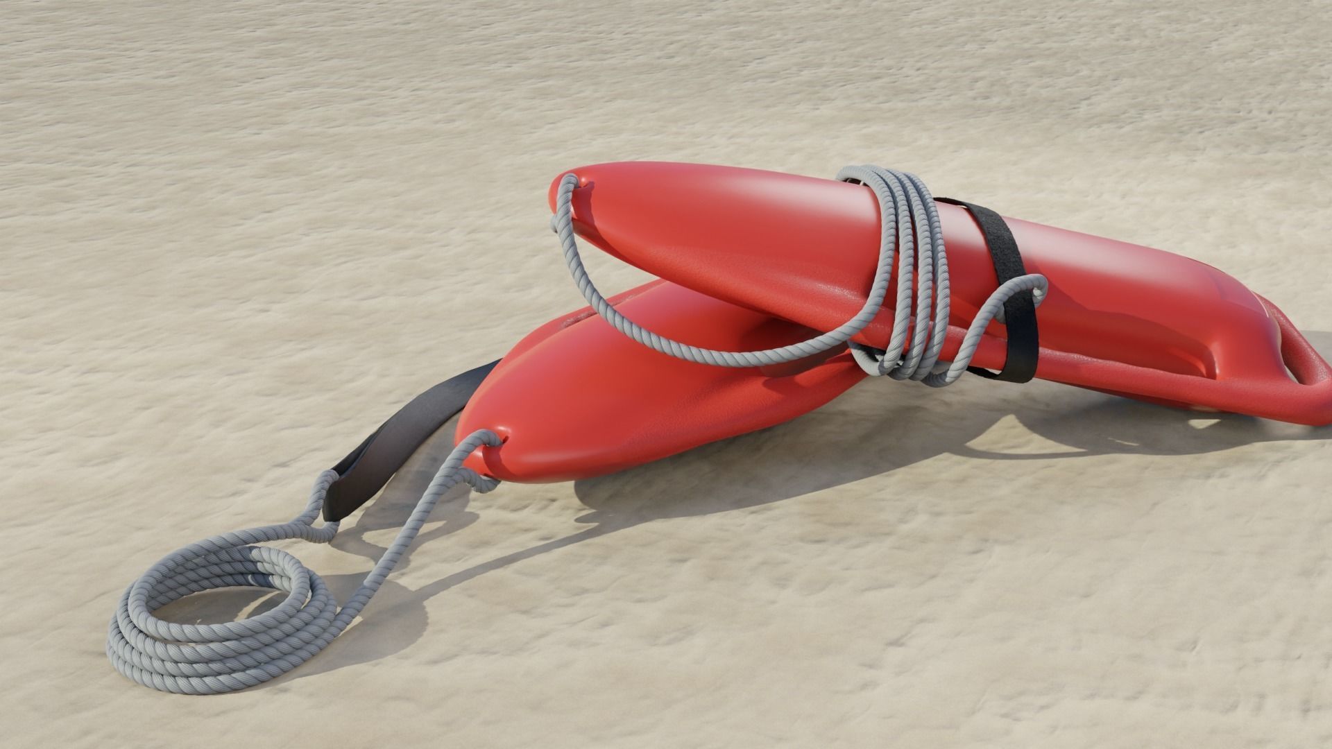 lifeguard torpedo buoy 3D model CGTrader