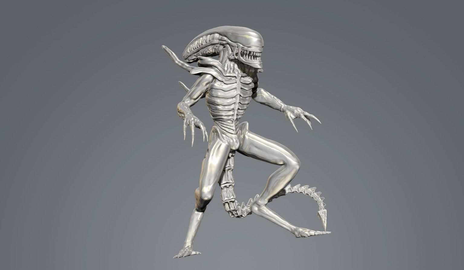 alien xenomorfo 3D print model_1