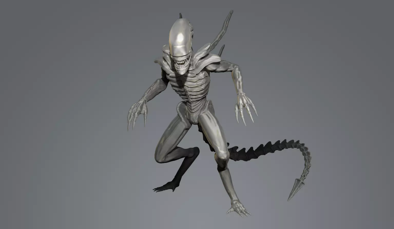 alien xenomorfo 3D print model_0