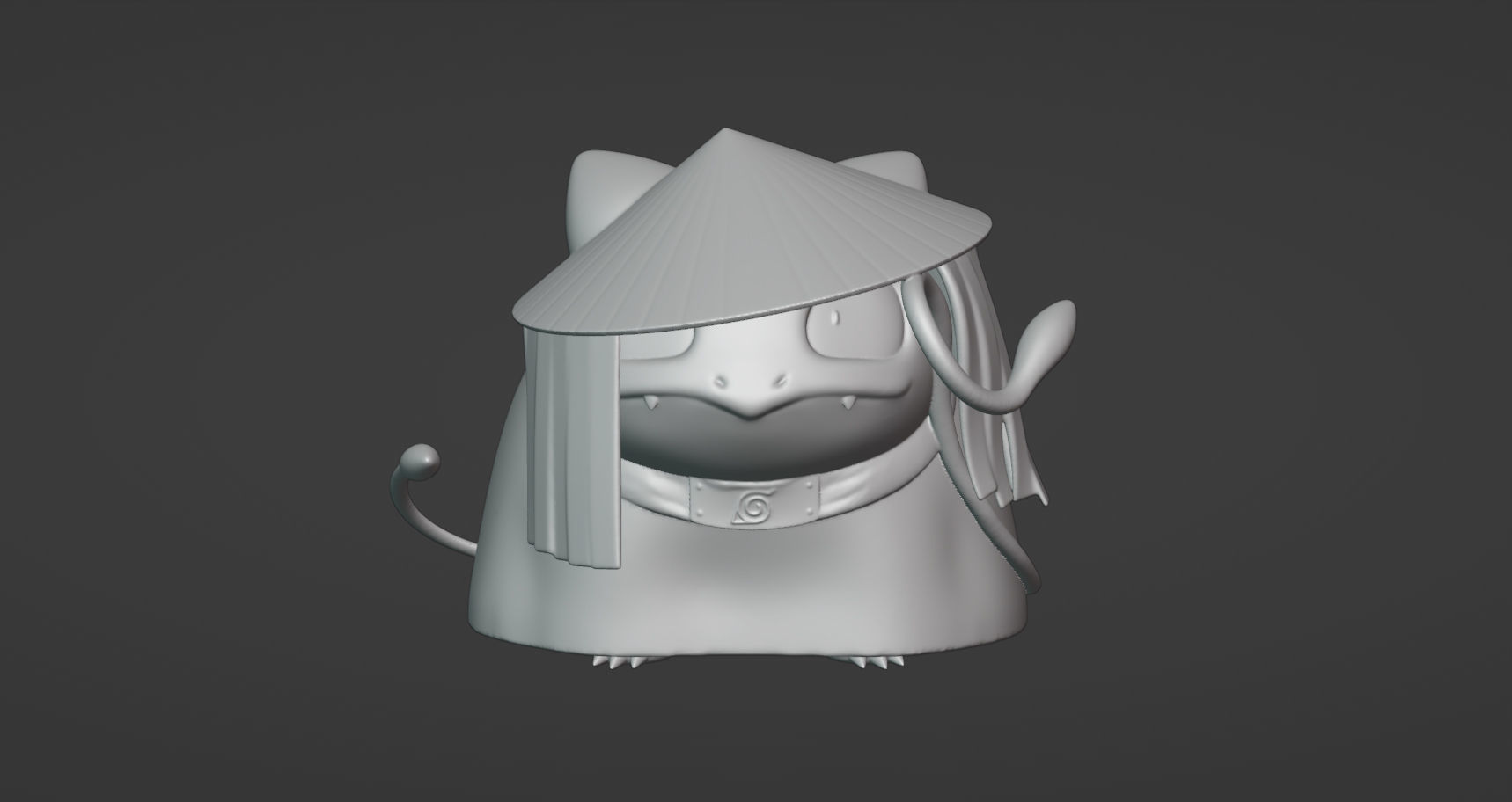 Bulbasaur - Akatsuki Collection 3D print model_8
