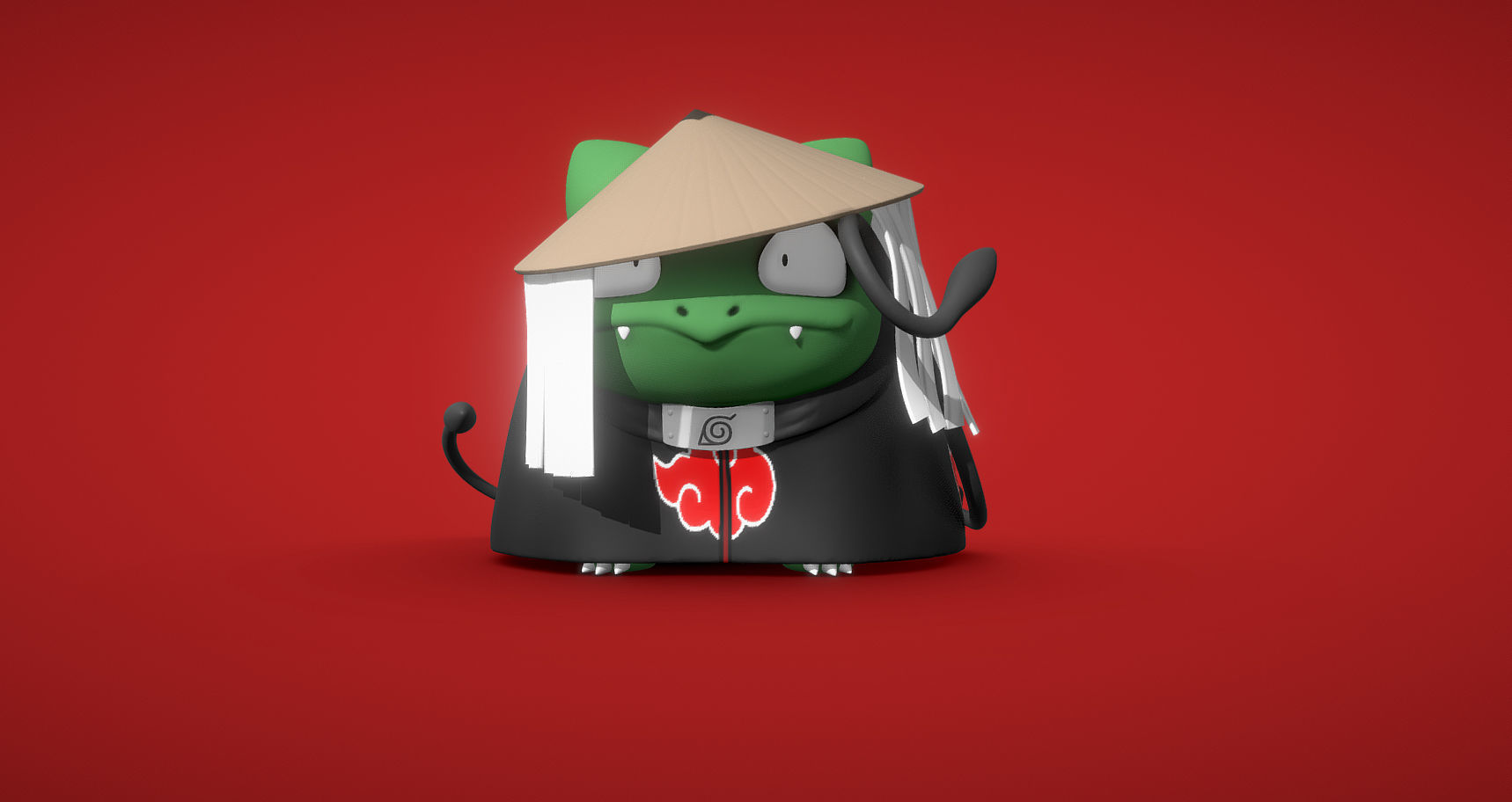 Bulbasaur - Akatsuki Collection 3D print model_1