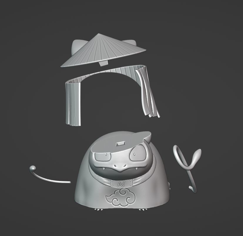 Bulbasaur - Akatsuki Collection 3D print model_6