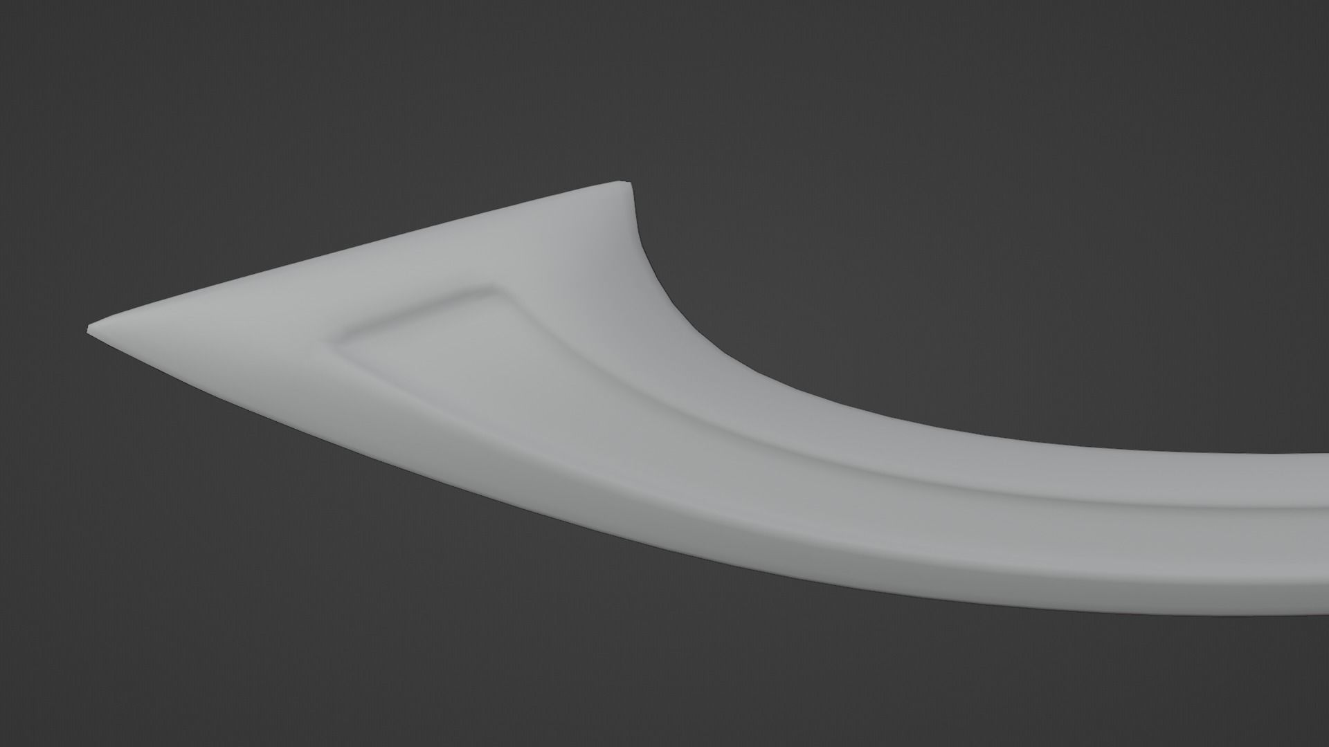 Sword - Egyptian Khopesh Low-poly 3D model_2