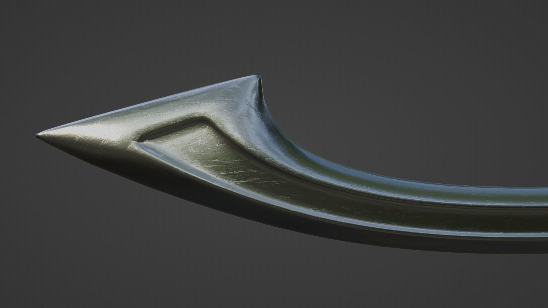 Sword - Egyptian Khopesh Low-poly 3D model_1