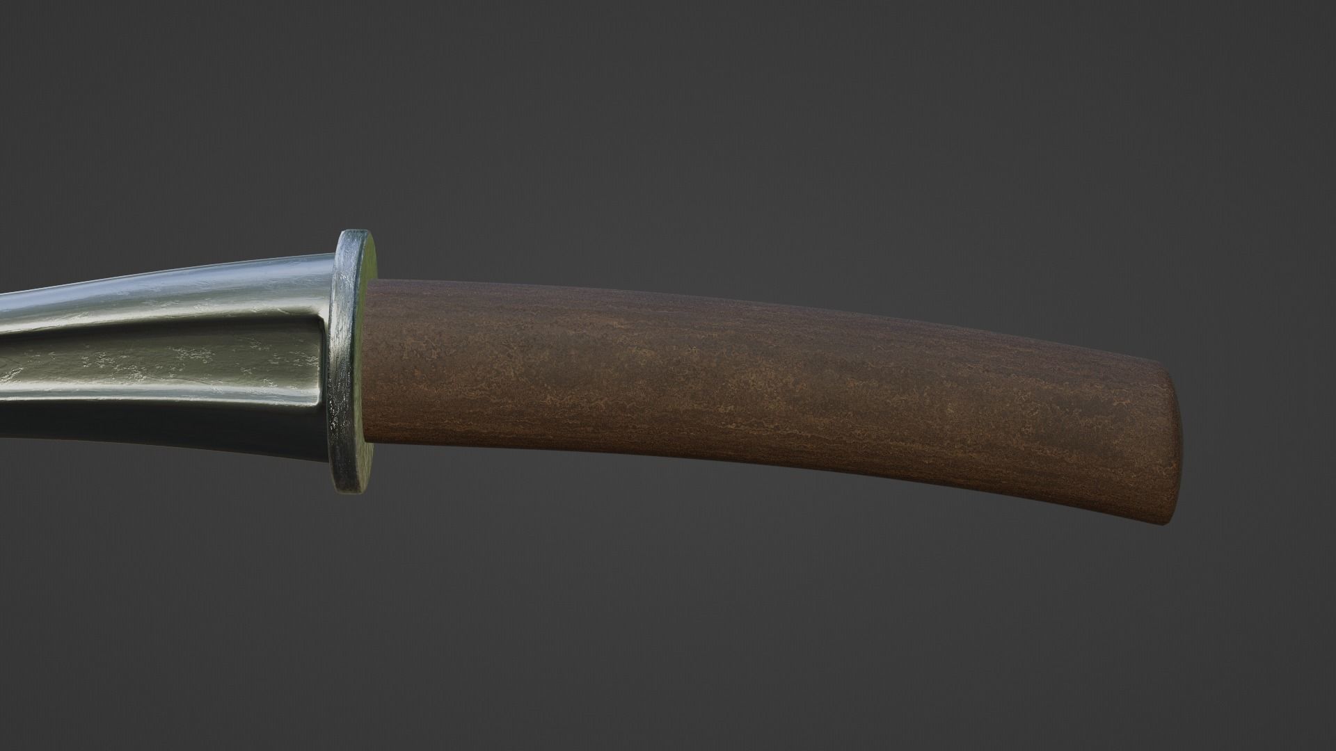 Sword - Egyptian Khopesh Low-poly 3D model_13