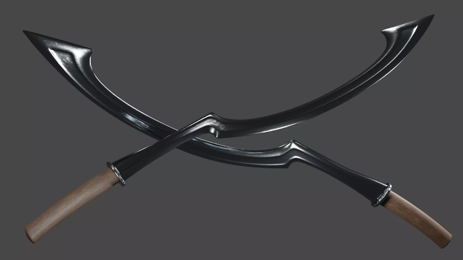 Sword - Egyptian Khopesh Low-poly 3D model_0