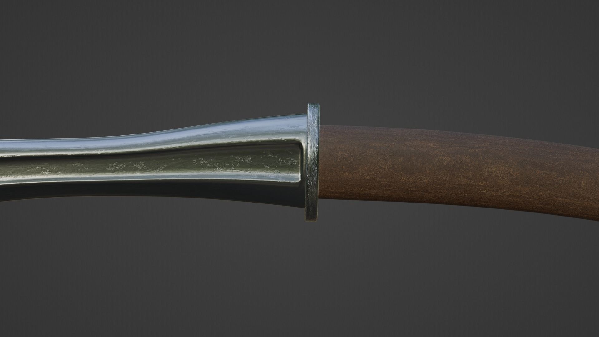 Sword - Egyptian Khopesh Low-poly 3D model_10