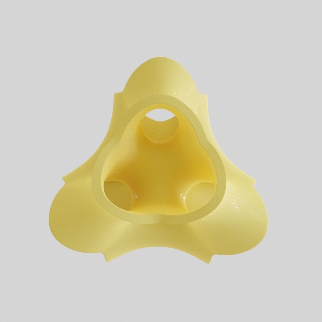 Tetrahedra Solid Math Art 3D print model_4