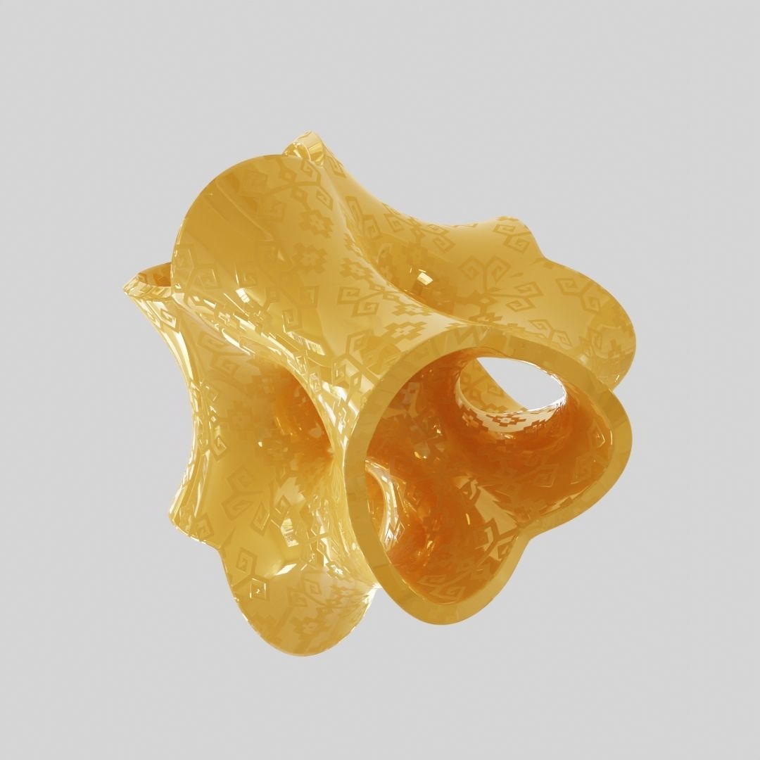 Tetrahedra Solid Math Art 3D print model_2