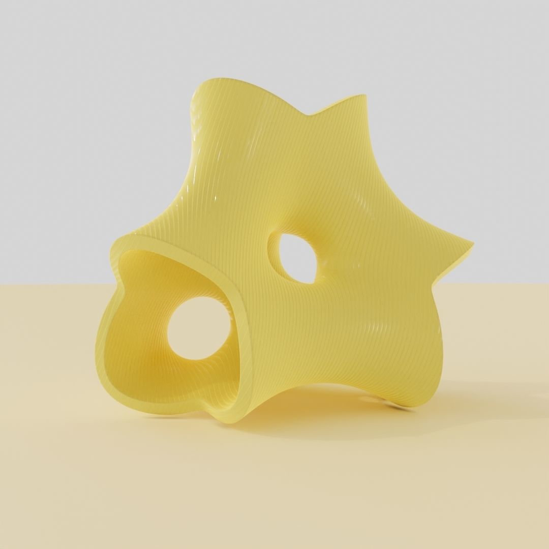Tetrahedra Solid Math Art 3D print model_6