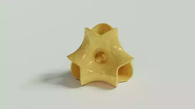 Tetrahedra Solid Math Art 3D print model