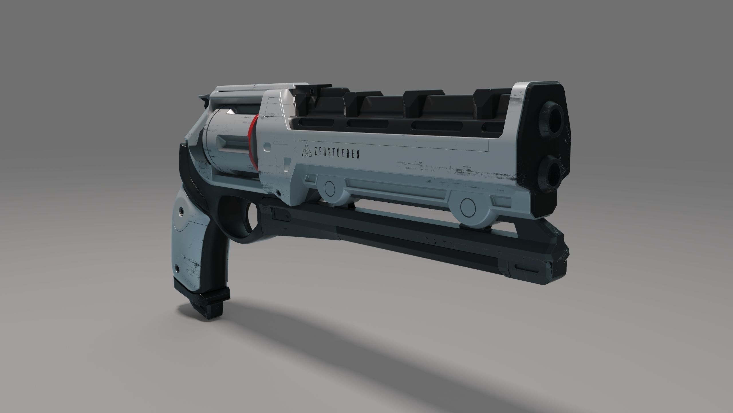 Destiny 2 Ace of Spades 3D model_1