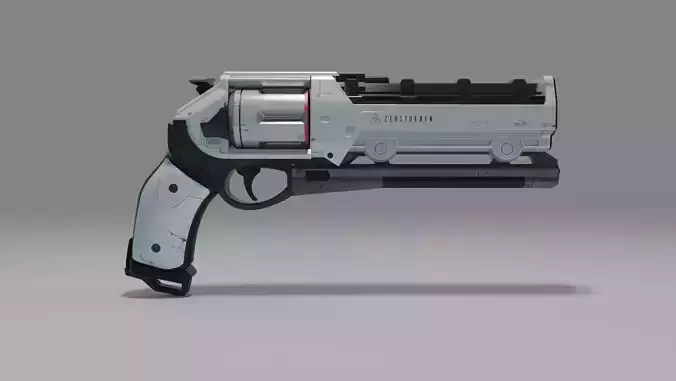 Destiny 2 Ace of Spades 3D model