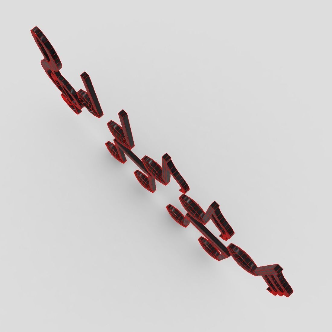 Musical Note Pack Low-poly 3D model_8