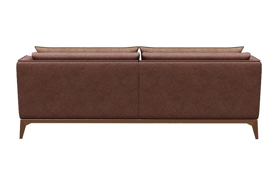 Sofa 2 seater Low-poly 3D model_5