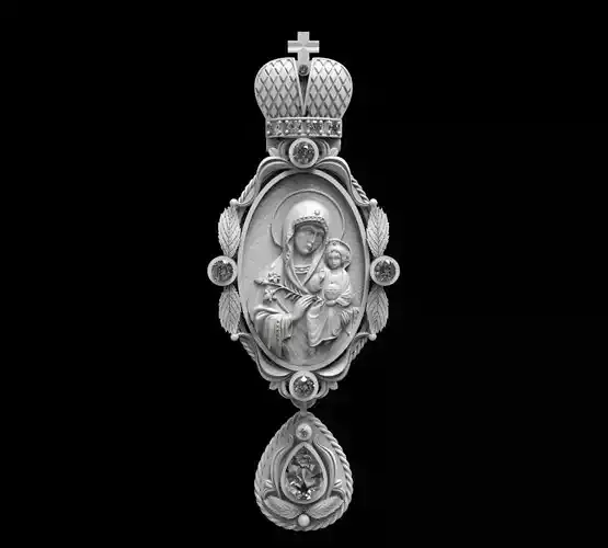 panagia  mother of God  pendant