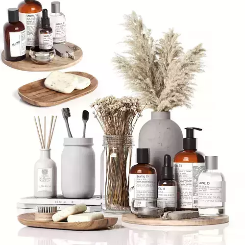 Decorative set fot  the bathroom