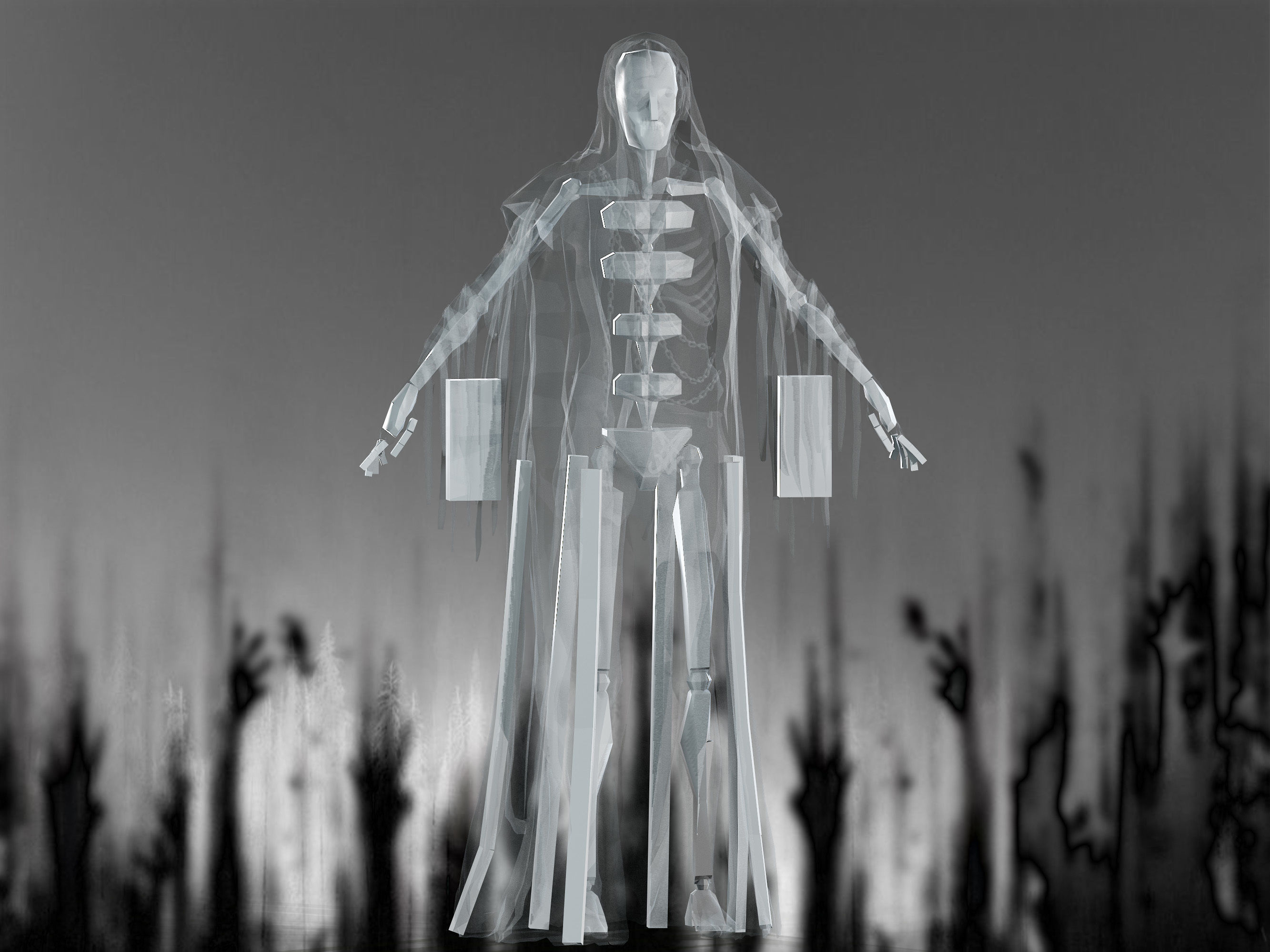 Balthazar Low-poly 3D model_7