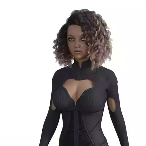 Realistic Girl Female Character 3D model