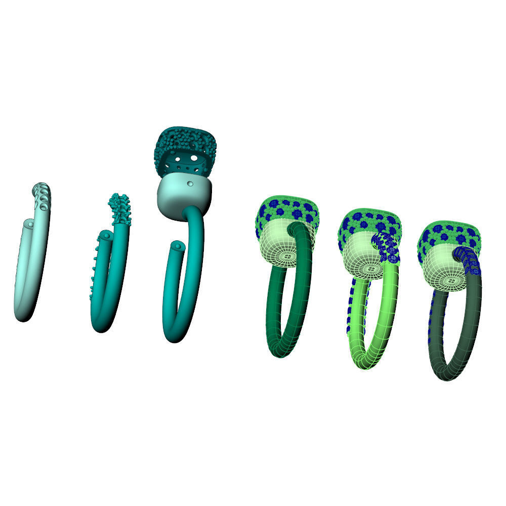 Nudo Petit Solitaire Ring 3D print model_16