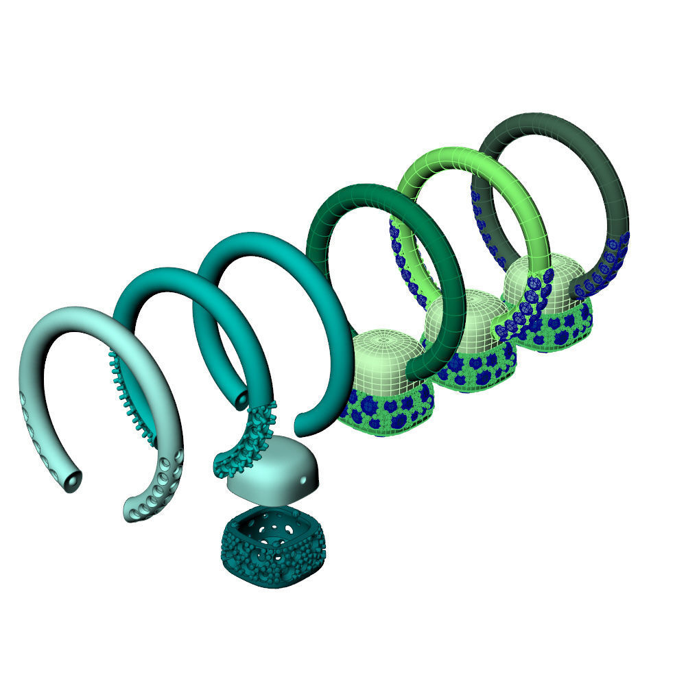 Nudo Petit Solitaire Ring 3D print model_14