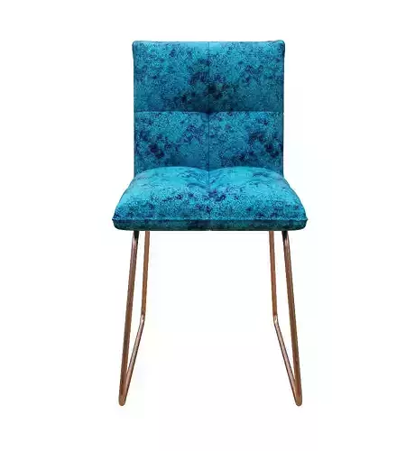 Chair dining with gold legs