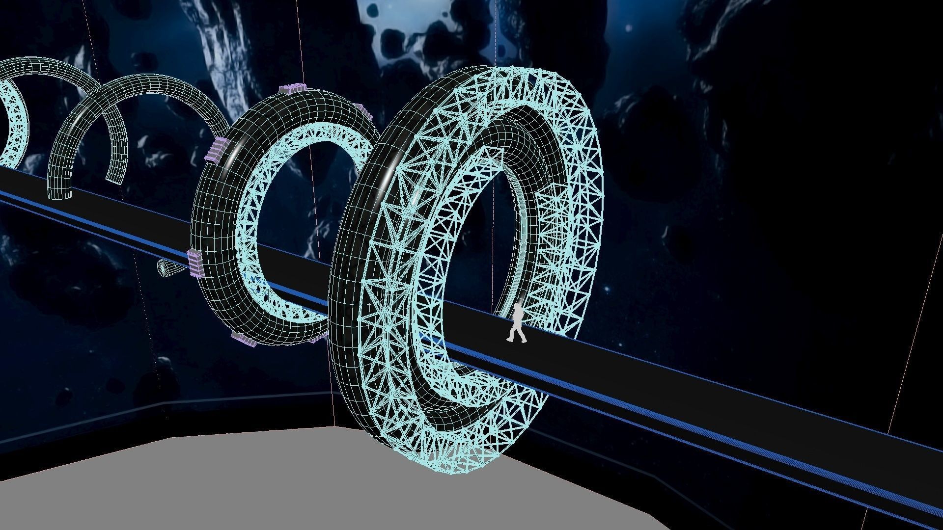 Space Bridge 3D model_27