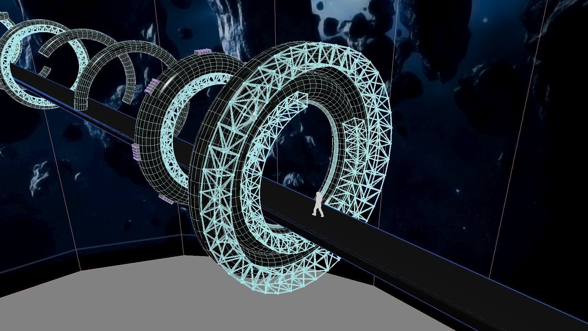 Space Bridge 3D model_19