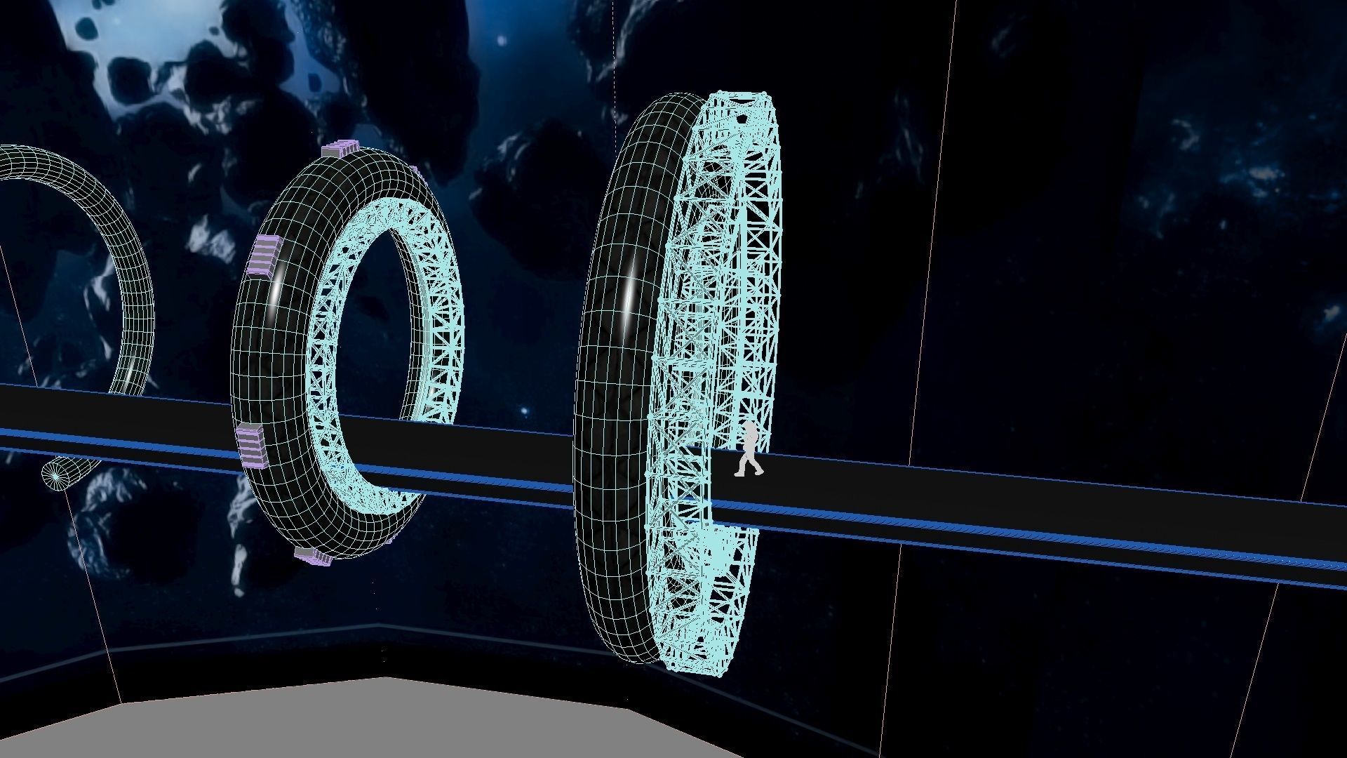 Space Bridge 3D model_10