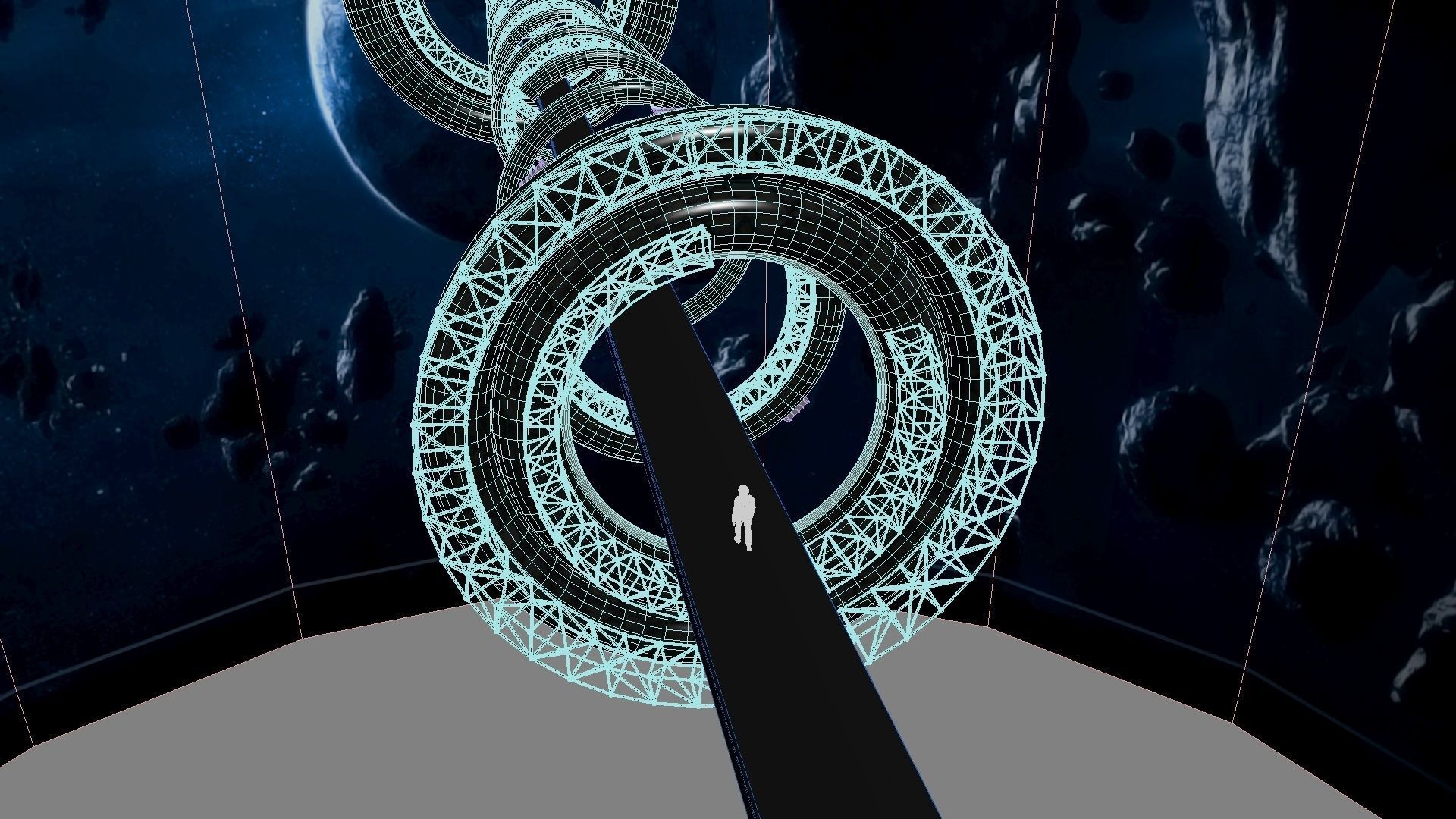 Space Bridge 3D model_22