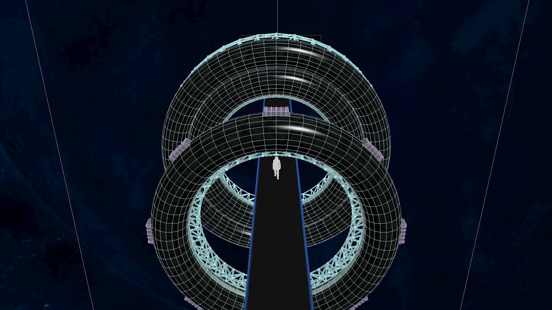 Space Bridge 3D model_14