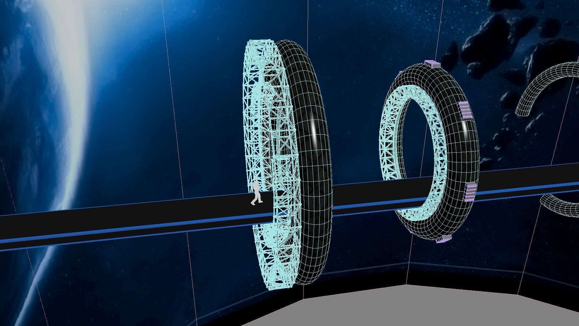 Space Bridge 3D model_34