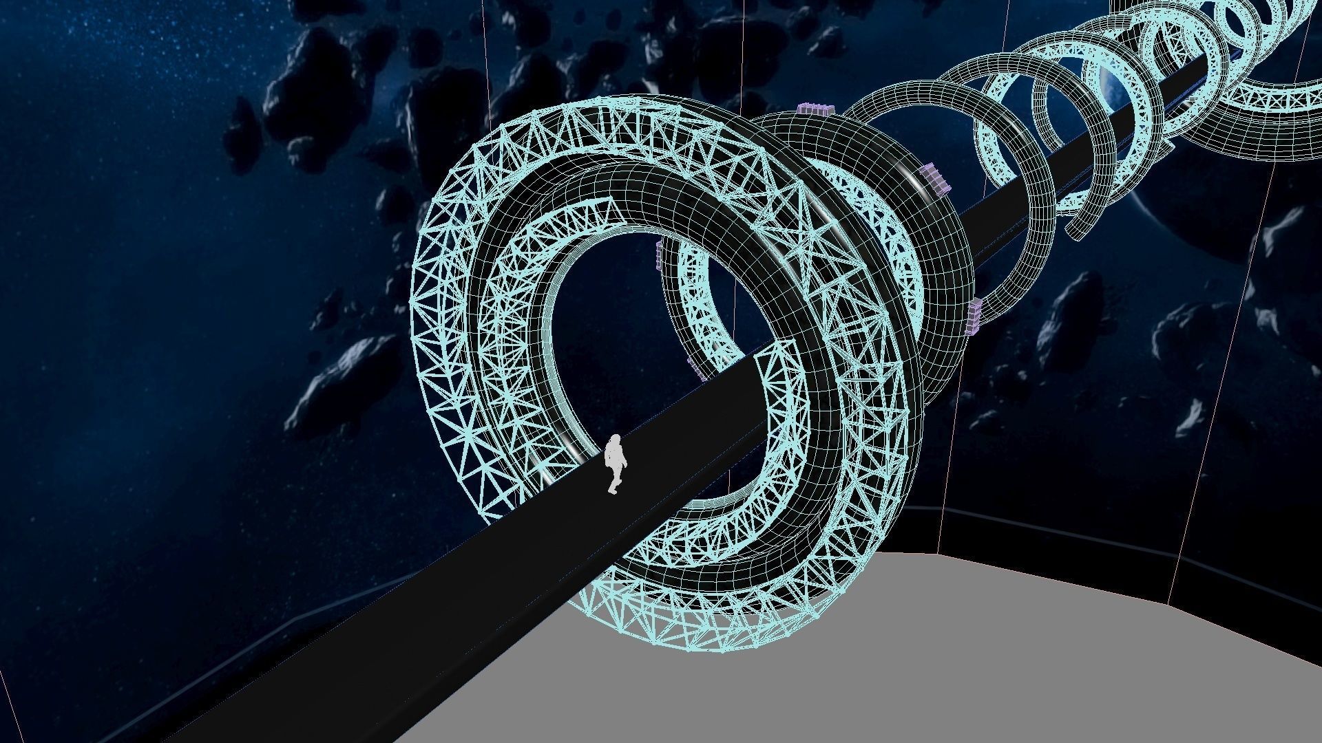 Space Bridge 3D model_17